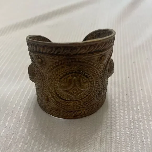 Krisa Greek Jewelry Cuff Bracelet Rare - Picture 1 of 8